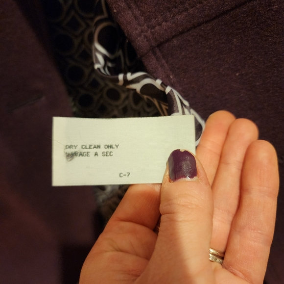 Vintage y2k tulle pea coat - Picture 2 of 8